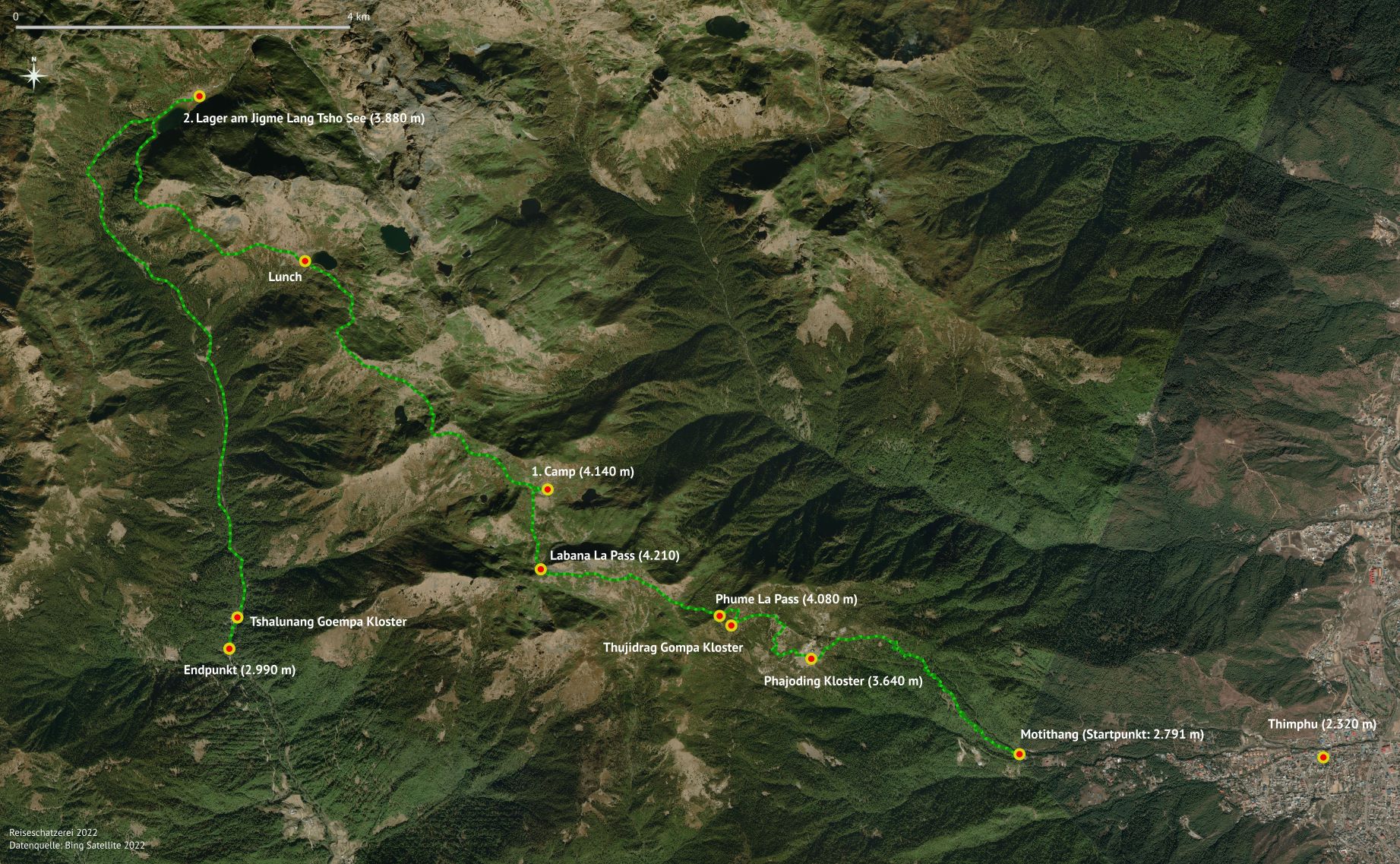 Himalayatrekking Route Druk Path